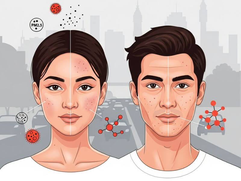 Why People in Delhi Are Experiencing More Skin Issues Due to Pollution