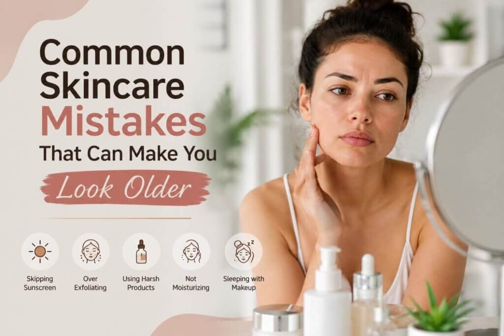 Common Skincare Mistakes That Can Make You Look Older